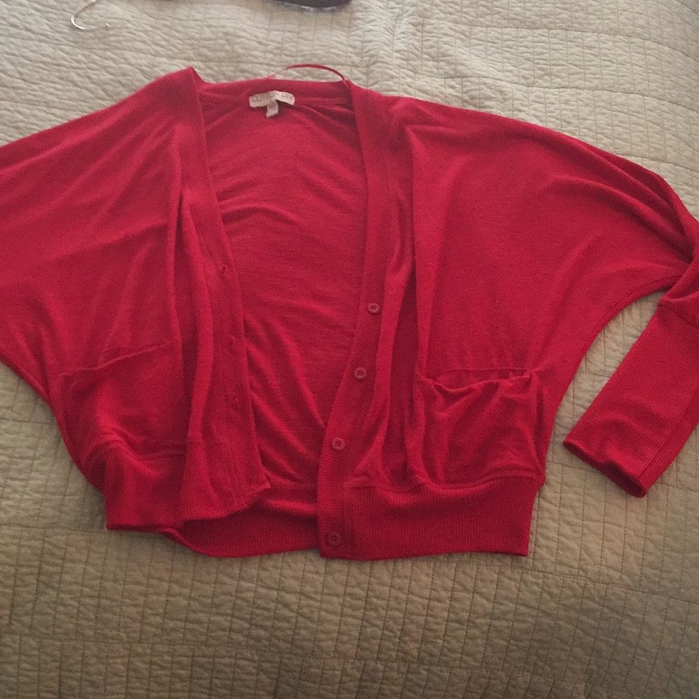 Red size M Cotton On parachute light sweater